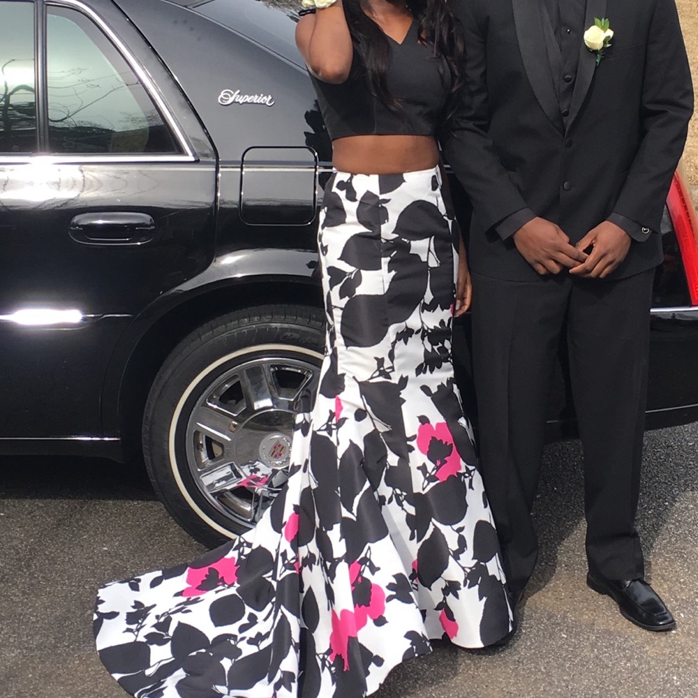 Sherri Hill Two Piece Prom Dress
